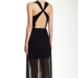 alice + olivia Petal Shaped Open Back Dress